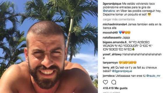 FOTO - El nuevo look de Piqué y el épico 'zasca' a Casillas por unas entradas para el concierto de Shakira