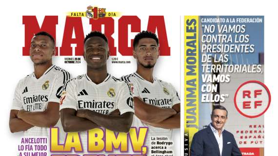 PORTADA | Marca: "La BMV, frente al Barça"