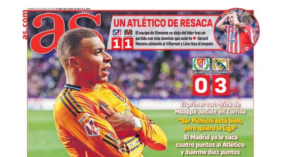 "Magnifique" titula AS en portada destacando a Mbappé