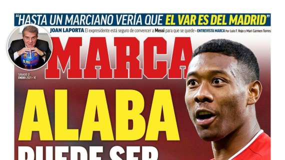 PORTADA - Marca: "Alaba puede ser inminente"