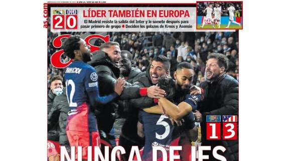 PORTADA | As: "El Real Madrid, líder también en Europa"