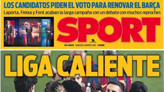PORTADA - Sport: "Liga caliente" 