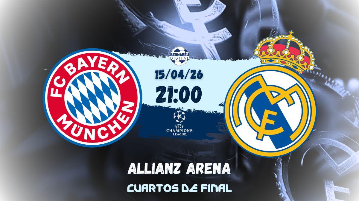 Bayern - Real Madrid | ¡Sigue aquí la previa del partidazo de Champions!