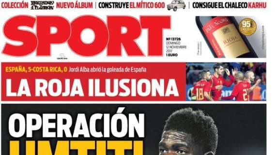 SPORT - El Barça busca blindar a su guerrero: la "Operación Umtiti"