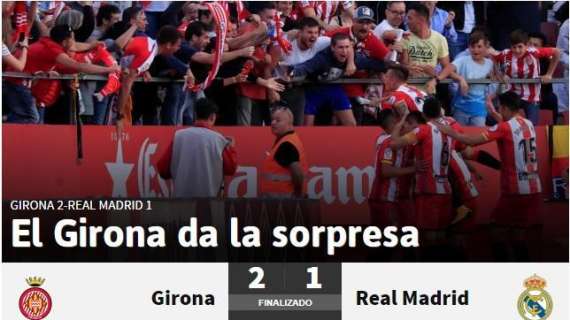 Marca - Un combativo Girona hace descarrilar a los de Zidane: "El Madrid se va de La Liga"