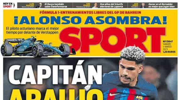 PORTADA | Sport: "Capitán Araújo"