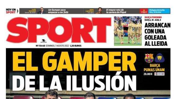 PORTADA | Sport: "El Gamper de la ilusión"