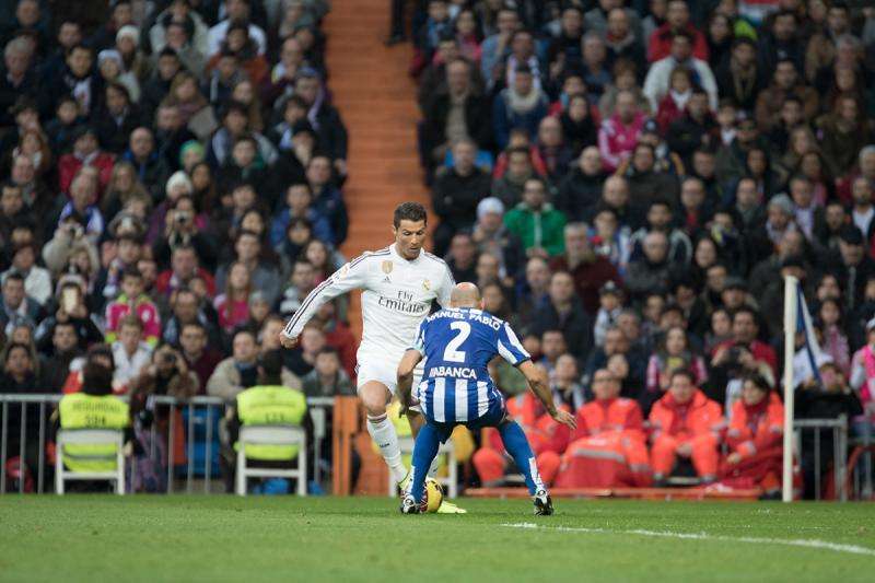 Manuel Pablo, único lateral diestro que se entrena a dos días de enfrentarse al Madrid