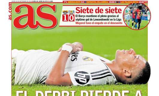 PORTADA | As: "El derbi pierde a Mbappé"