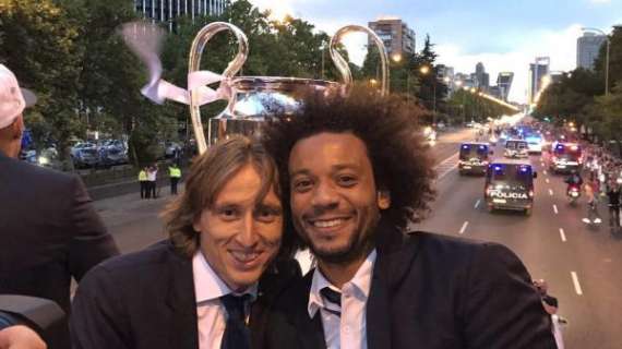 FOTO - Marcelo se rinde a su 'bro' Modric: "¡El mejor!"