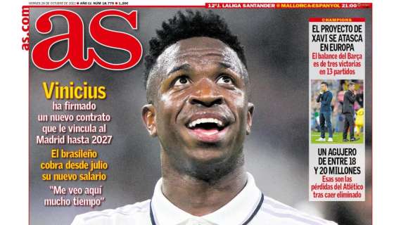 PORTADA | As sale con Vinicius: "Renovado"