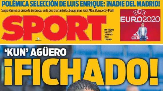 PORTADA | SPORT: "Polémica selección de Luis Enrique, ¡nadie del Madrid!"