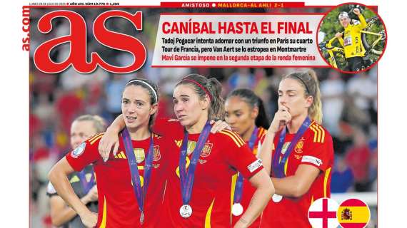 AS abre en su portada con la derrota de España: "Malditos penaltis"