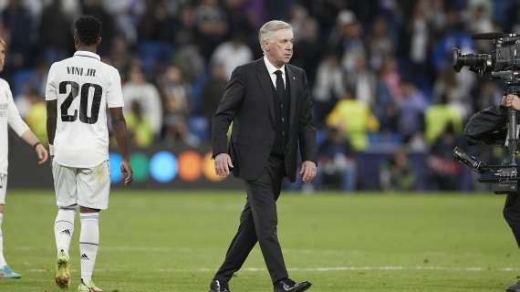 Ancelotti y un jugador del Real Madrid, los protagonistas del día en Londres