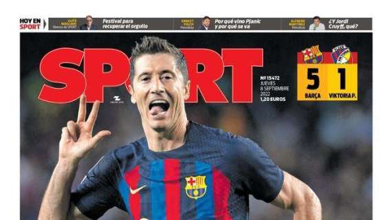 PORTADA | Sport: "Show Barça"