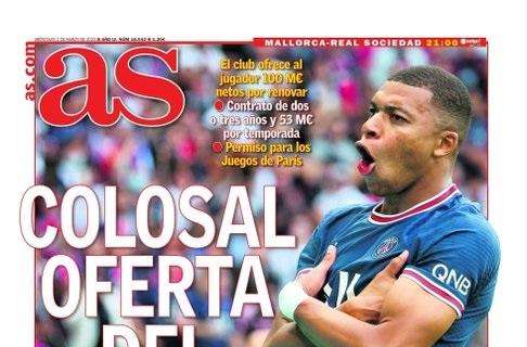 PORTADA | As: "Colosal oferta del PSG a Mbappé"