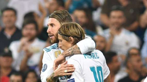 Sergio Ramos y Modric