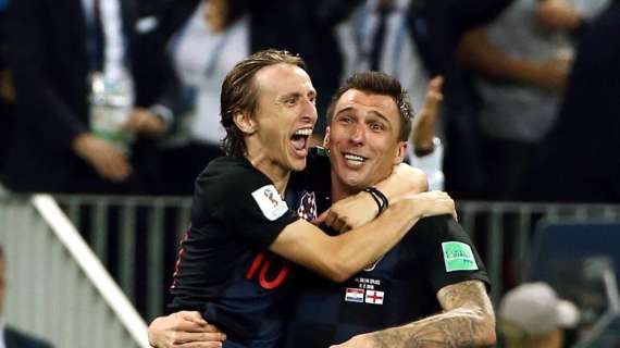 Mandzukic y Modric, Croacia