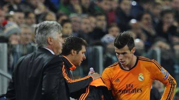 Gareth Bale y Carlo Ancelotti