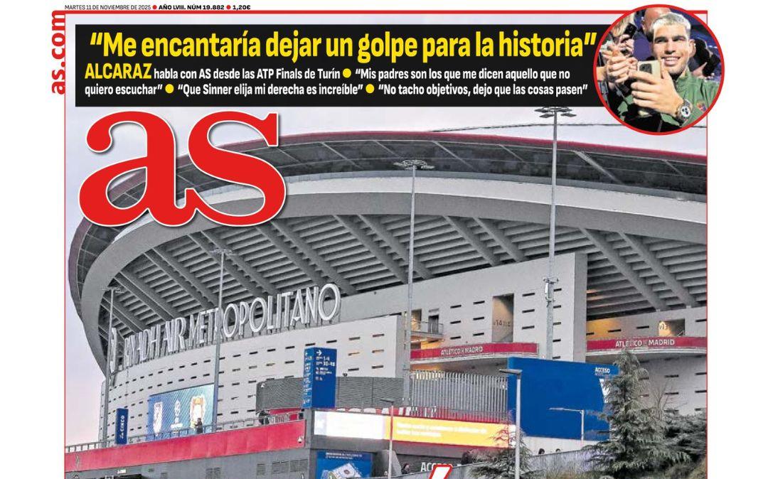 AS saca en primera plana a los lesionados del Real Madrid