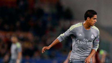 Varane no estará frente al Málaga