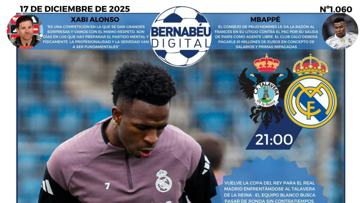 La portada BD destaca la previa del Talavera - Real Madrid