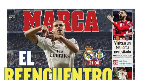 PORTADA | Marca sale con Bale: "El reencuentro"