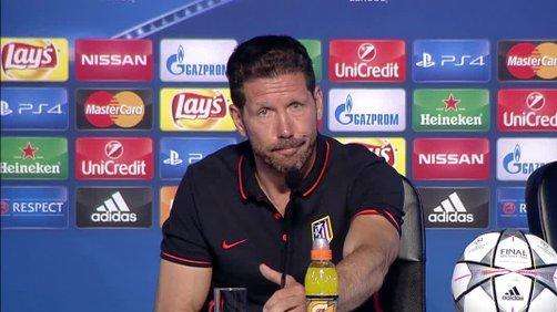 Simeone: "Llevo cinco años viviendo del partido a partido, no voy a cambiar"
