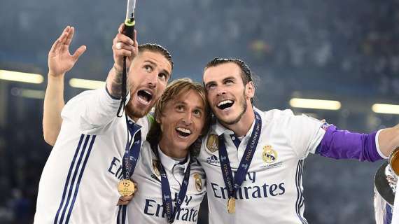 Modric, Sergio Ramos y Bale