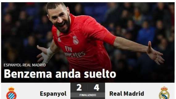 As ensalza el partido del galo: "Benzema anda suelto"