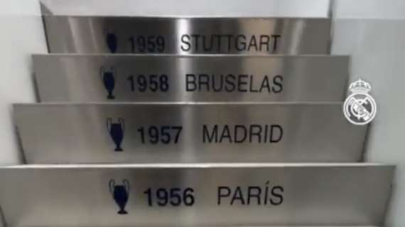 Un vestuario de campeón: el Real Madrid presume de palmarés en su renovado Bernabéu