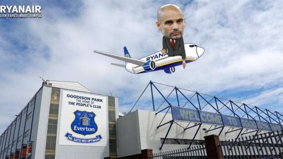 FOTO - Hasta Ryanair se ríe de Guardiola tras la goleada recibida ante el Everton