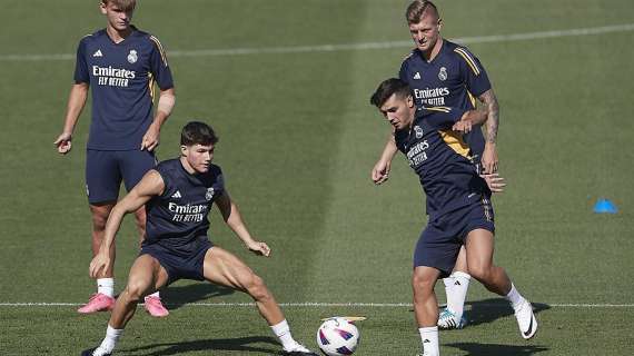 Entrenamiento del Real Madrid