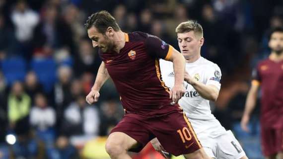 Corriere dello Sport: Totti podría terminar su carrera en el Real Madrid