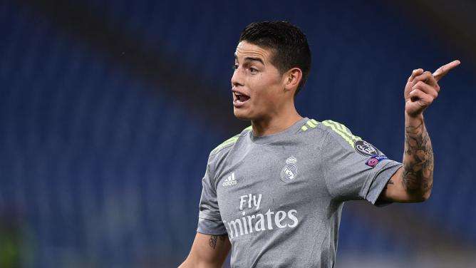AS: James será suplente en Málaga
