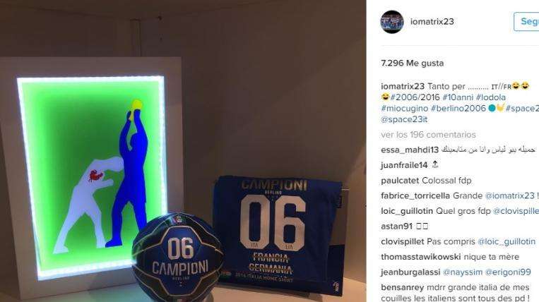 El mensaje de Materazzi a Zidane
