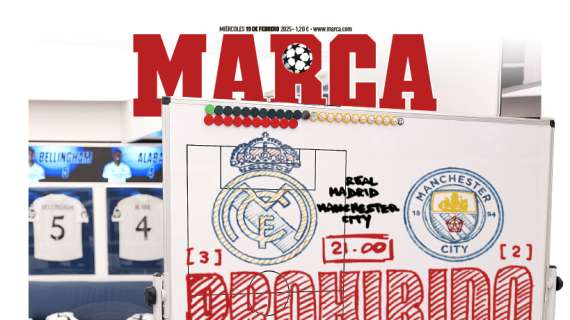 Marca abre con el Real Madrid - Manchester City: "Prohibido fiarse"