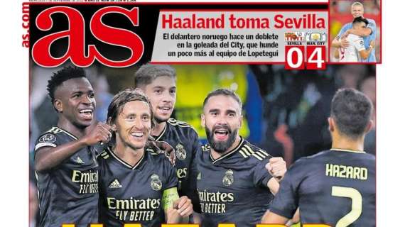 PORTADA | AS: "Hazard se suma a la fiesta"