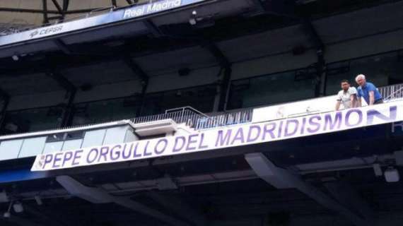 FOTO - Homenaje del Bernabéu para despedir a Pepe: "Orgullo del madridismo"