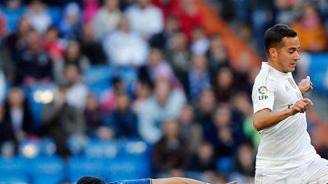 Los cinco ejemplos a seguir en la plantilla blanca: Lucas Vázquez