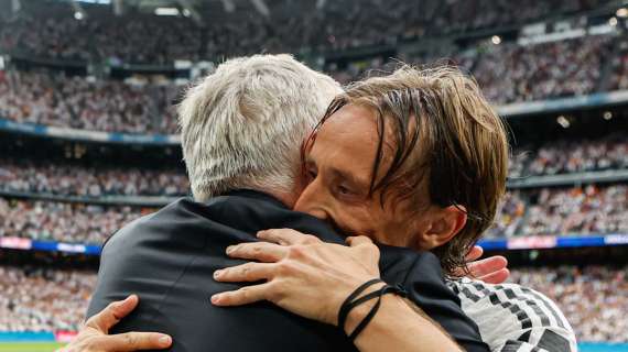 Los discursos y las lágrimas en la despedida de Modric y Ancelotti: "No llores porque terminó"