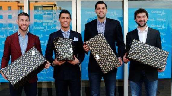 VIDEONOTICIA: Los capitanes blancos visitan el Hospital Sanitas La Moraleja