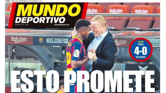 PORTADA - Mundo Deportivo: "Esto promete"
