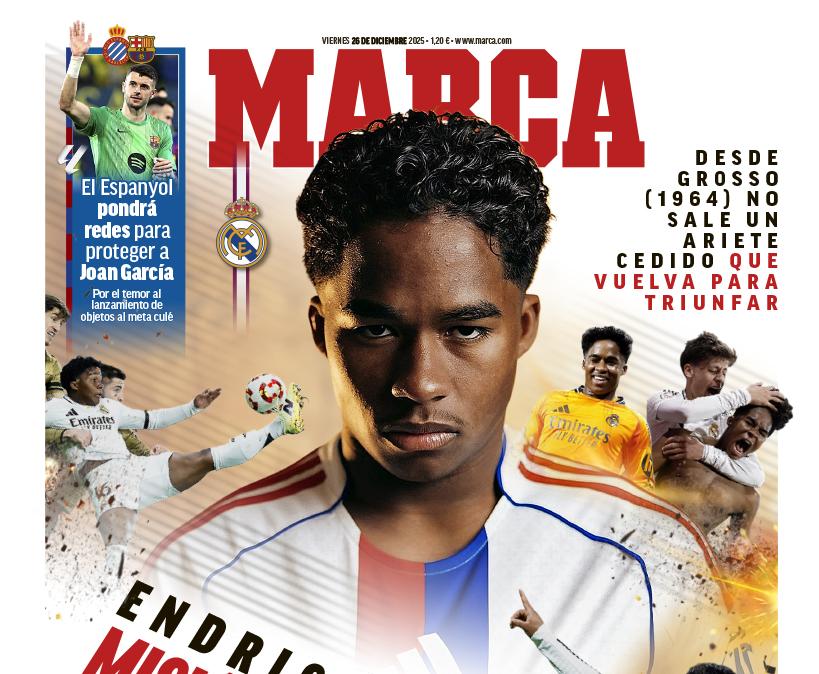 Marca abre portada con la misión imposible de Endrick