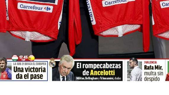 PORTADA | Marca: "El rompecabezas de Ancelotti"