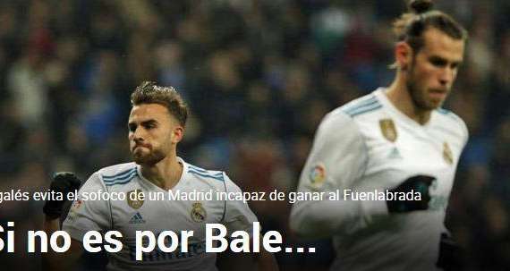 Marca remarca el buen retorno del galés - "Si no es por Bale..."