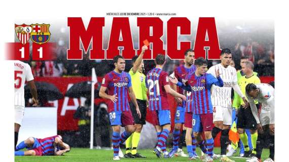 PORTADA | Marca: "Y el Madrid, campeón de invierno"