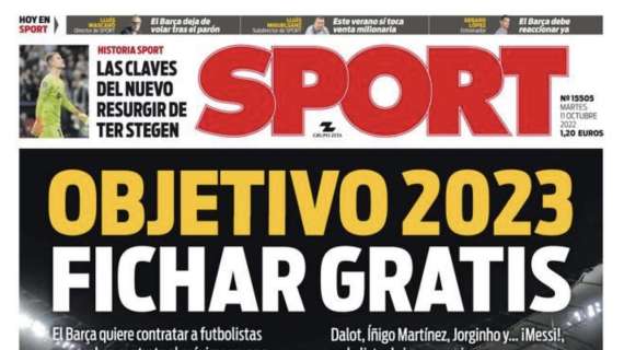 PORTADA | Sport: "El Madrid busca sellar el pase a octavos"