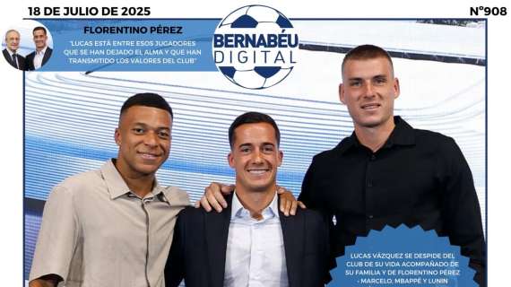 "Hasta pronto": la despedida de Lucas Vázquez, en la portada BD