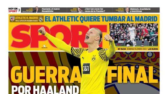 PORTADA | Sport: "Guerra final por Haaland"